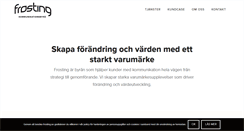 Desktop Screenshot of frosting.se
